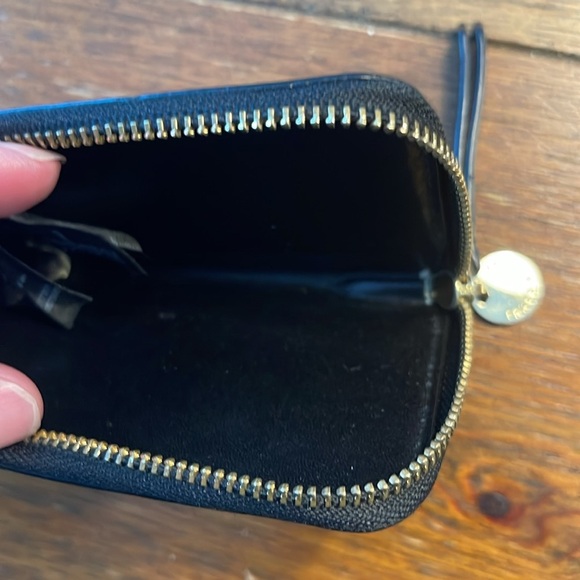 & Other Stories | H&M | Mini Leather Card Wallet | Coin Zipper | Black - Picture 6 of 6